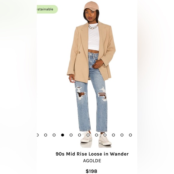 Brand New Agolde 90s Mid Rise Loose - Picture 4 of 5